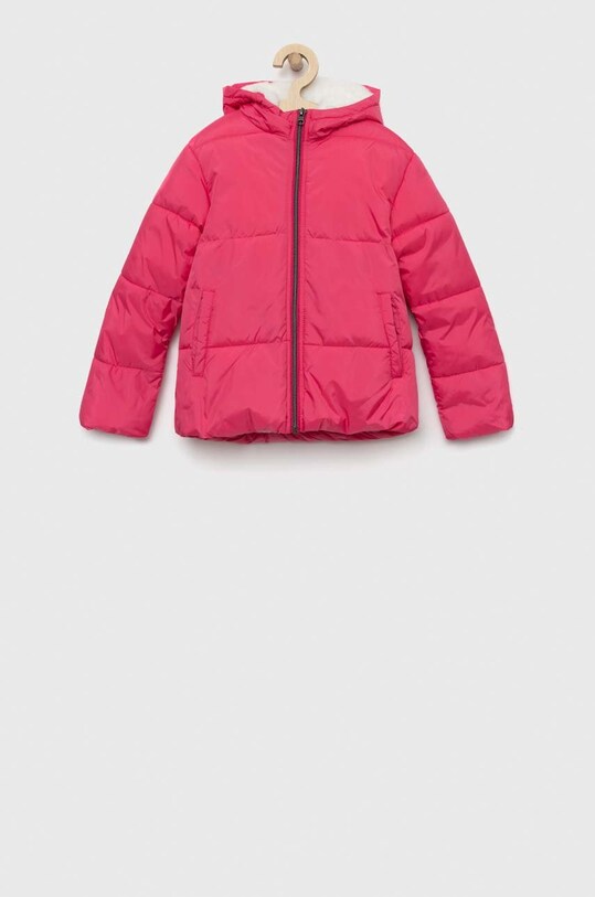 Детская куртка United Colors of Benetton с подкладкой розовый 2SJ1CN01E.G