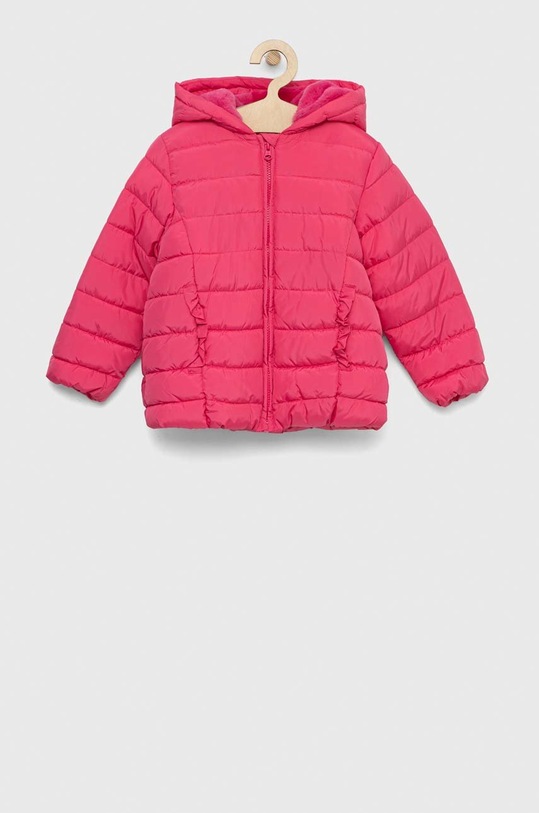 United Colors of Benetton geaca copii cu captuseala roz 2WU0GN00R.P