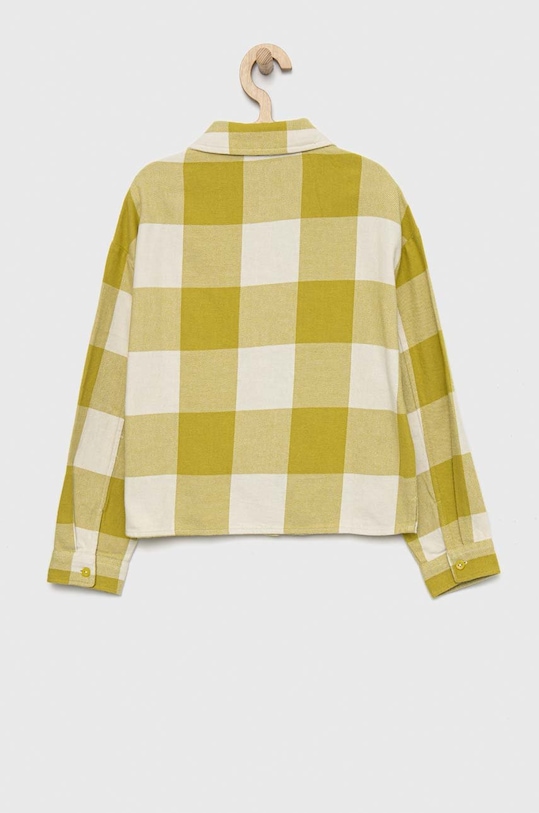 United Colors of Benetton camasa de bumbac pentru copii 5X5VCQ00Z.G verde AW22