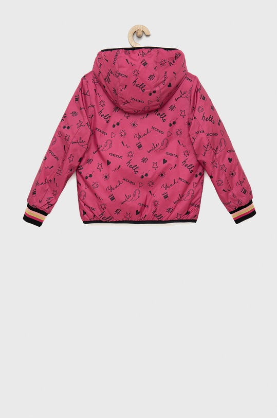 DÍVKA Dětská oboustranná bunda Geox K2620C.TC171.4Y.8Y růžová