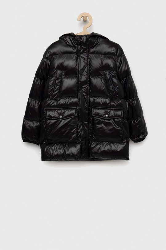 Dětská bunda Geox s podšívkou černá K2628A.T2903.4Y.8Y