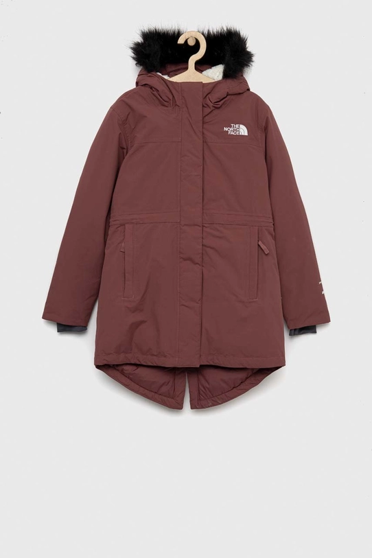 The North Face geaca de puf pentru copii cu captuseala roz NF0A7WOO.G