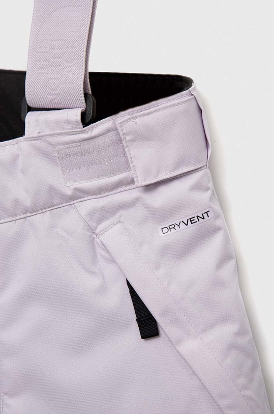 Dziewczynka The North Face spodnie narciarskie dziecięce TEEN SNOWQUEST SUSPENDER NF0A7X3P.G fioletowy