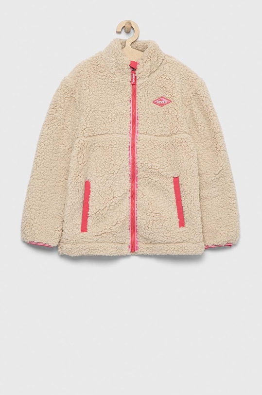 Levi's kurtka dziecięca bez kaptura beżowy 4EF836.