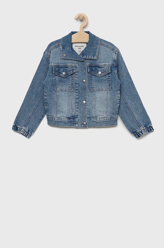 Abercrombie & Fitch geacă din denim pentru copii necaptusit albastru KI244.2700