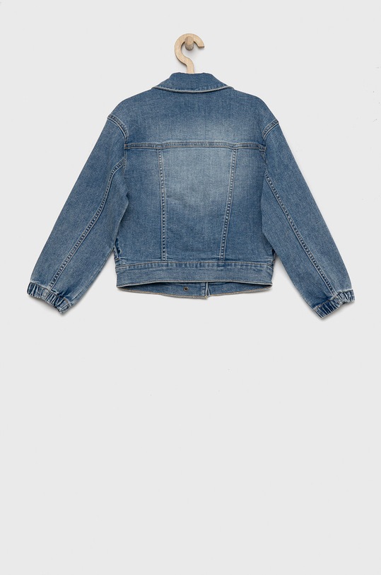 Abercrombie & Fitch geacă din denim pentru copii KI244.2700 albastru AW22