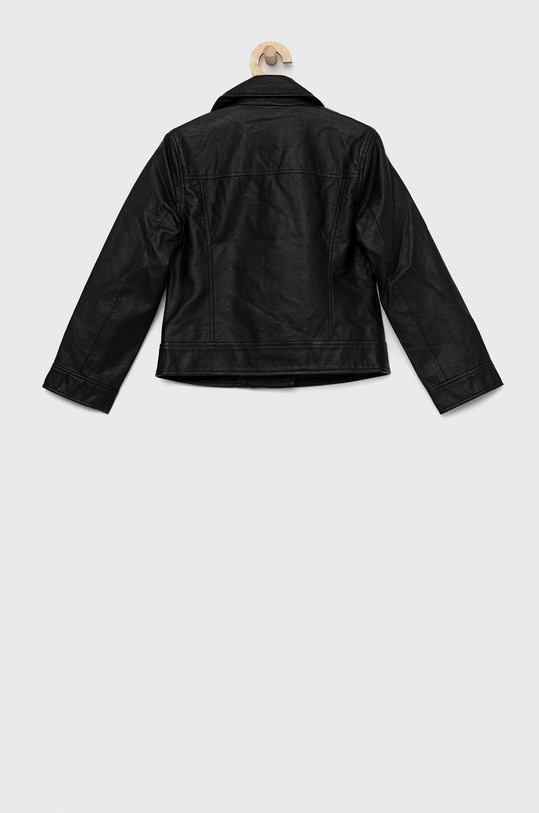 Abercrombie & Fitch gyerek bőrdzseki KI244.2702 fekete AW22