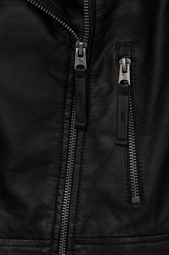 Lány Abercrombie & Fitch gyerek bőrdzseki KI244.2702 fekete