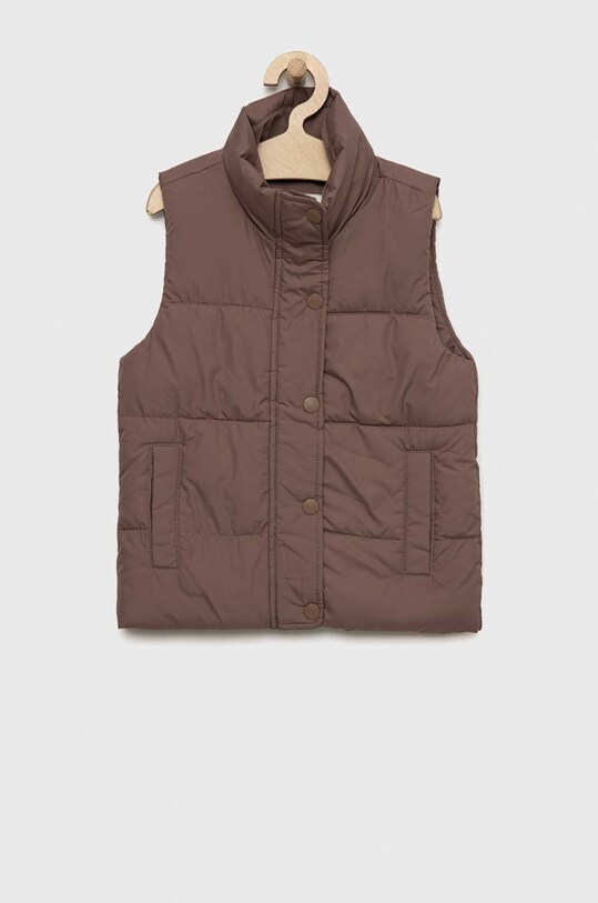 Detská vesta Abercrombie & Fitch jemné zateplenie zelená KI244.2816
