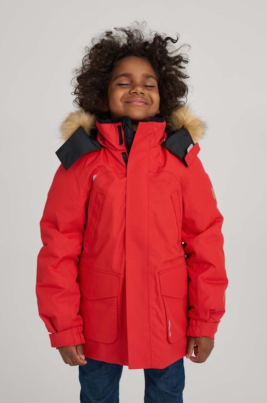 Reima geaca de puf pentru copii cu captuseala rosu 5100106A