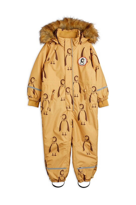 Dětský overal Mini Rodini s podšívkou oranžová 2271011913