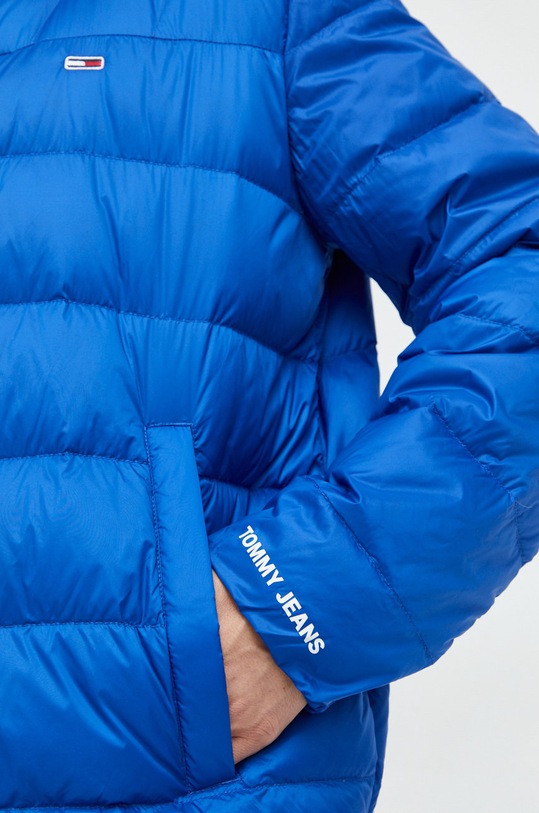 Péřová bunda Tommy Jeans DM0DM14086.9BYY modrá