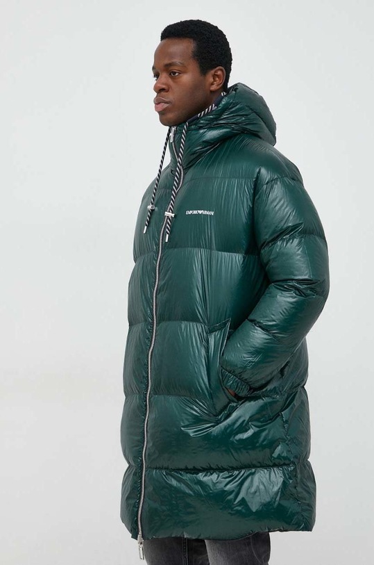 Пухено яке с две лица Emporio Armani уголемена тъмносин 6L1L83.1NNBZ