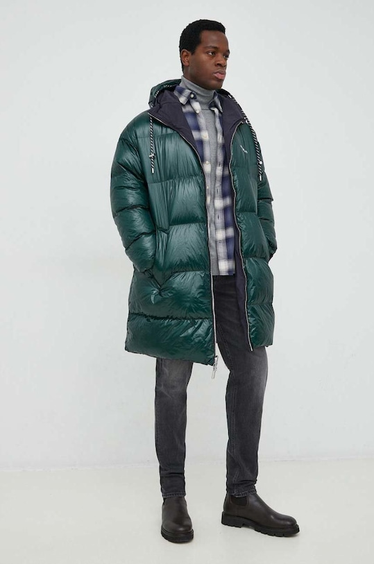 Дрехи Пухено яке с две лица Emporio Armani 6L1L83.1NNBZ тъмносин