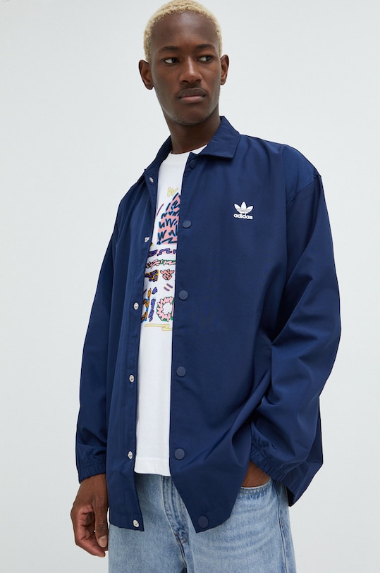 adidas Originals geaca HK7384 bleumarin AW22