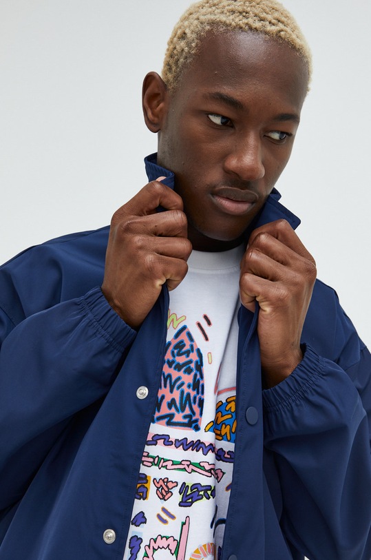 adidas Originals geaca HK7384 bleumarin