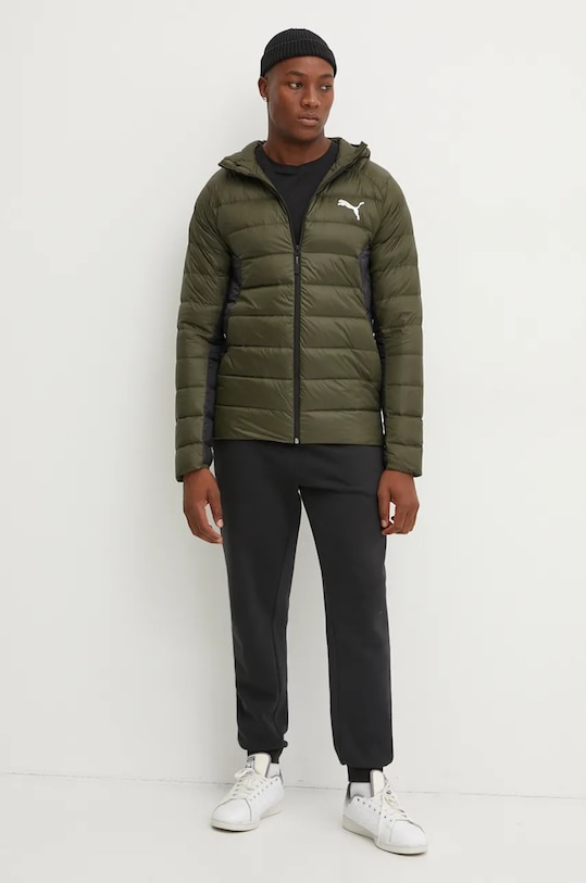 Páperová bunda Puma 849355 zelená AW24