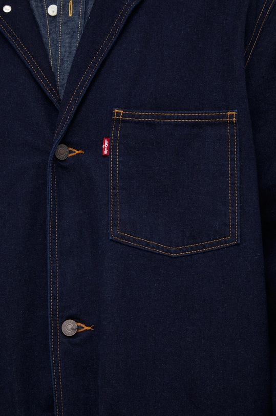 Levi's geaca din amestec de lana A3207.0000 bleumarin