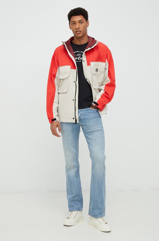 Nepromokavá bunda Levi's A3208.0002 červená AW22