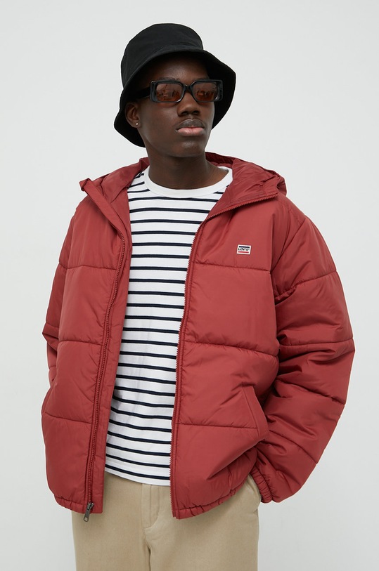 Levi's geaca cu captuseala burgundia A4206.0002