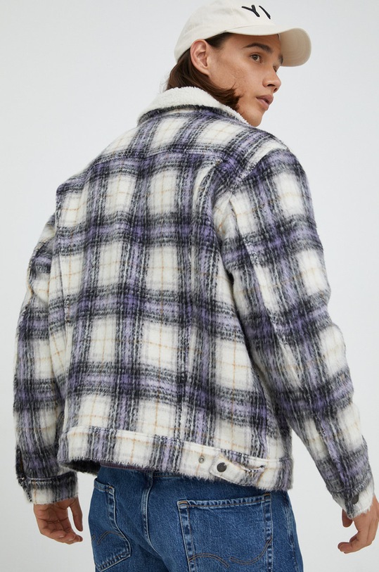 Oblečení Bunda s příměsí vlny Levi's 79129.0024 fialová