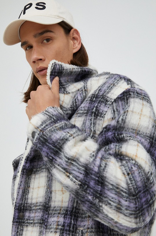 Bunda s příměsí vlny Levi's fialová 79129.0024