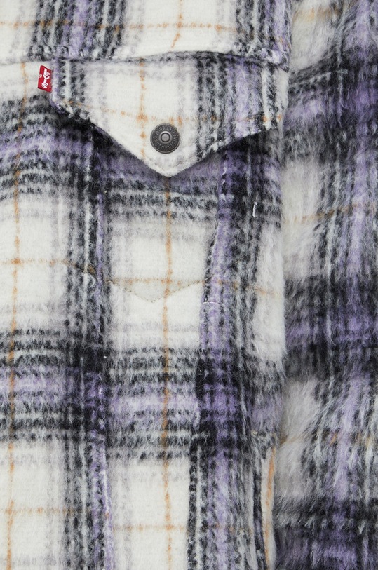 Bunda s příměsí vlny Levi's 79129.0024 fialová