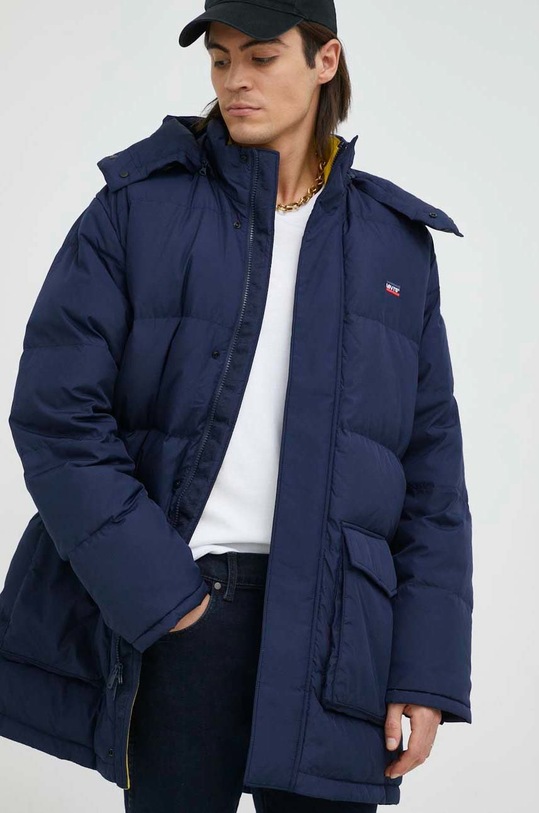 Péřová bunda Levi's s podšívkou námořnická modř A0950.0004