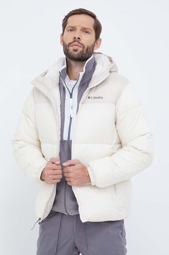 Columbia kurtka Puffect Hooded Jacket pozostałe beżowy 2008413