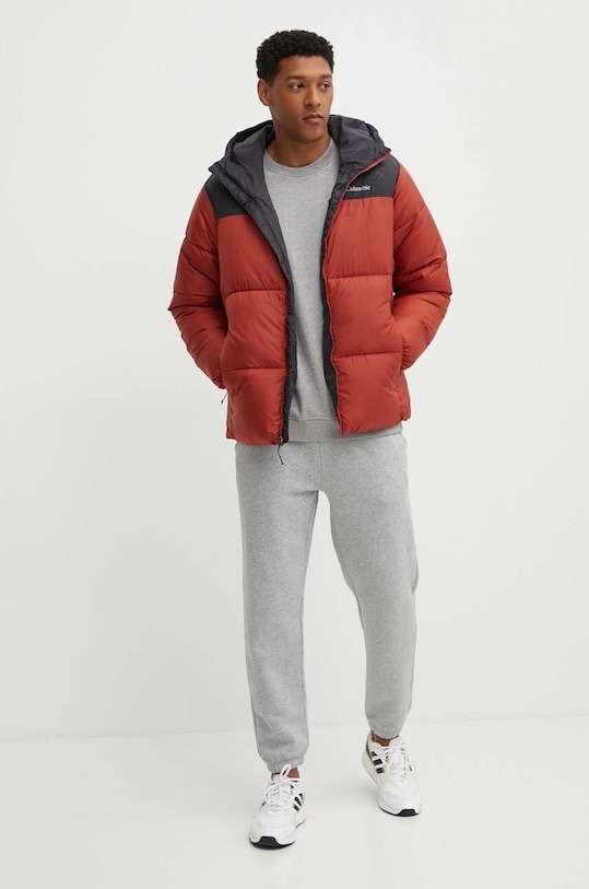 Columbia kurtka Puffect Hooded Jacket 2008413 czerwony AW23