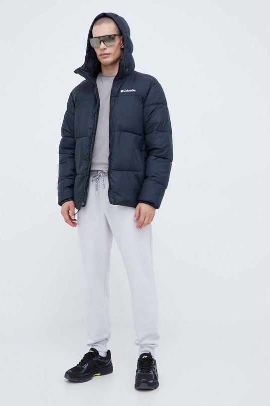 Bunda Columbia Puffect Hooded Jacket nezateplené čierna 2008413
