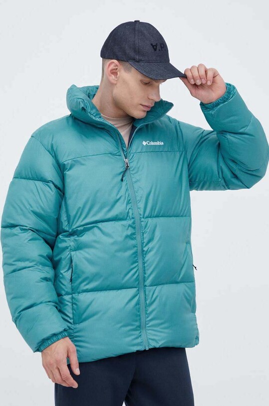 Bunda Columbia M Puffect II Jacket 2025821 tyrkysová AW23