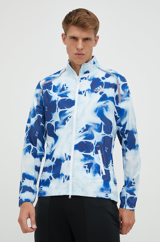 Яке за бягане adidas Performance Marathon HF8770 син AW22