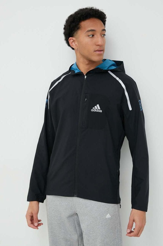 Куртка для бега adidas Performance Run For The Ocean HM1212 чёрный AW22