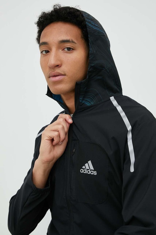 Куртка для бега adidas Performance Run For The Ocean чёрный HM1212