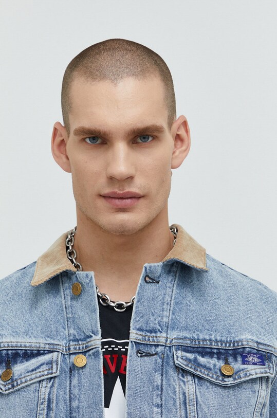 Superdry kurtka jeansowa niebieski M5011381A.6ZA