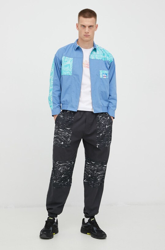 Quiksilver kurtka x Stranger Things EQYJK03936 niebieski AW22