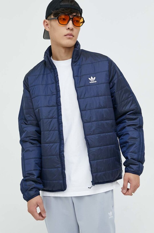 Μπουφάν adidas Originals άλλο σκούρο μπλε HL9215