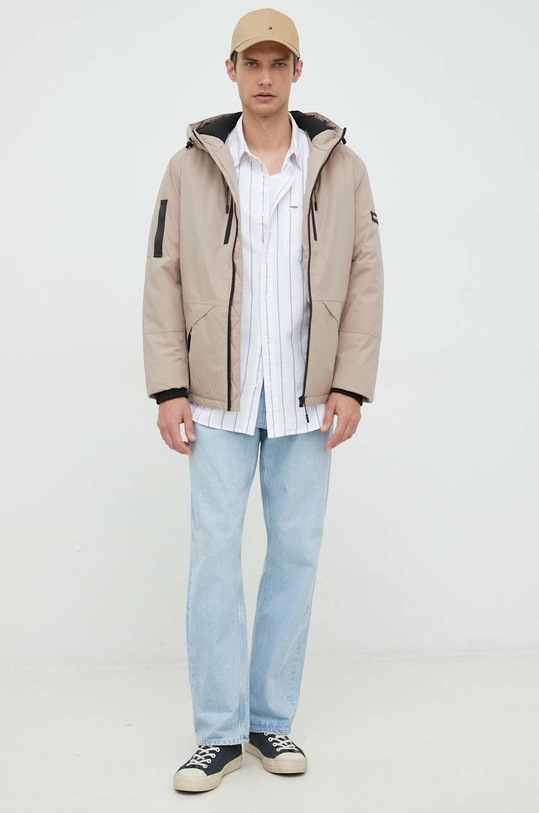 Pepe Jeans geaca Jett PM402610.856 bej AW22