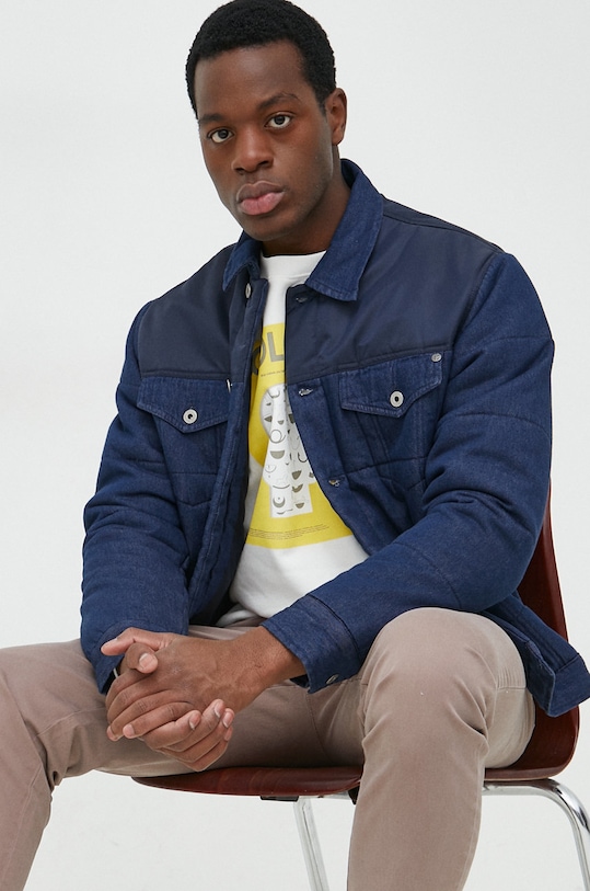 Bunda Pepe Jeans Barnet přechodné námořnická modř PM402629.000