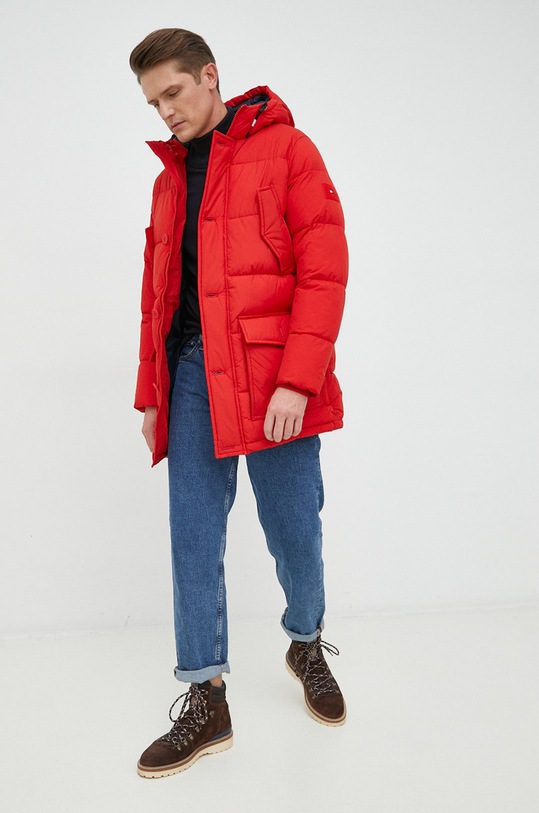 Tommy Hilfiger kurtka MW0MW27687.9BYY czerwony AW22