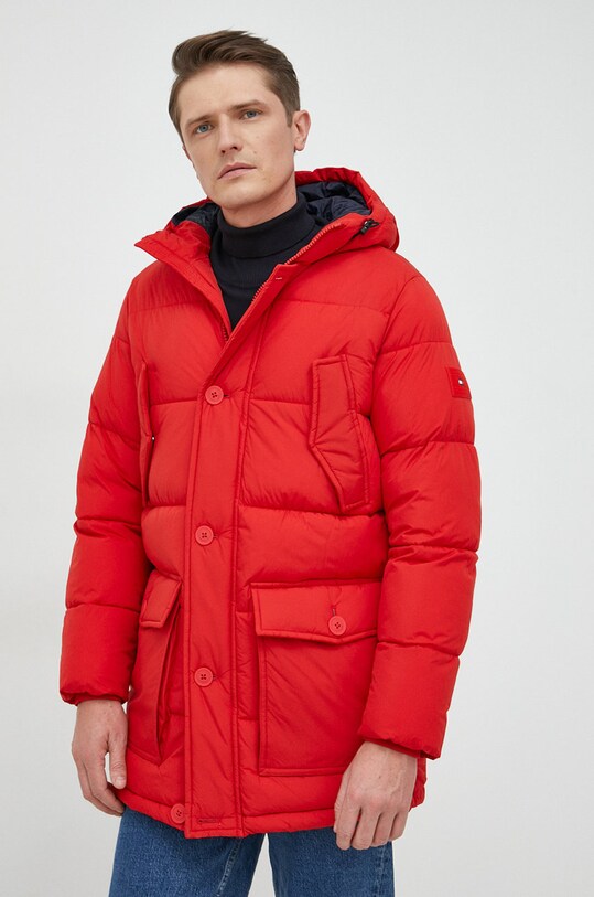 Μπουφάν Tommy Hilfiger κόκκινο MW0MW27687.9BYY