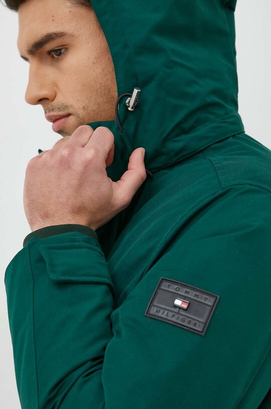 Μπουφάν με επένδυση από πούπουλα Tommy Hilfiger MW0MW27689.9BYY πράσινο