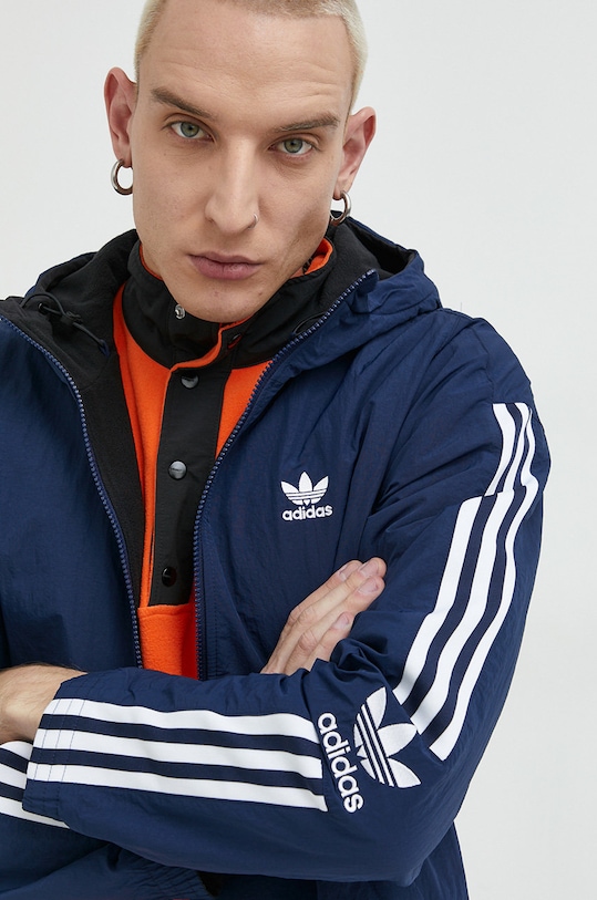 Adidas Originals geacă reversibilă HL9188 albastru