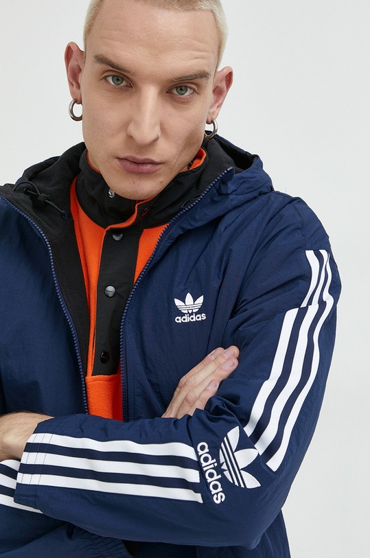 Adidas Originals geacă reversibilă HL9188 albastru