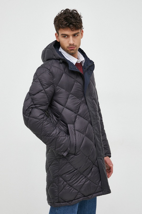 Oboustranná bunda Sisley námořnická modř 256ASN015.901