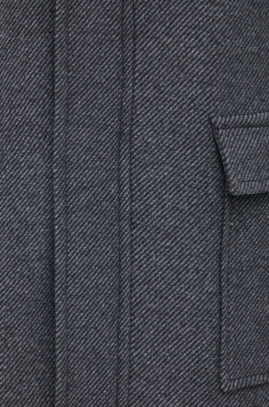 Vlněná bunda Sisley 2NANSN00P.901 černá