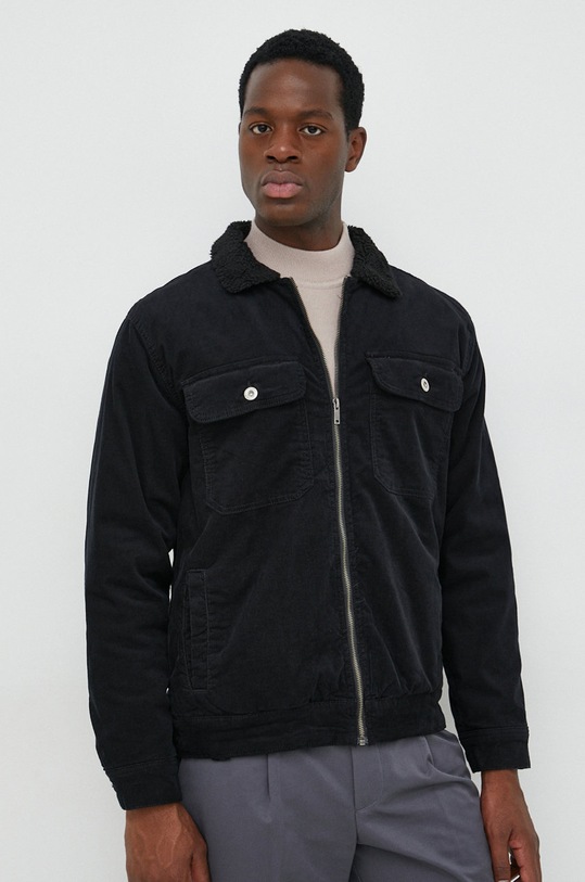 Lindbergh kurtka sztruksowa bez kaptura czarny 30.301056.BLACK