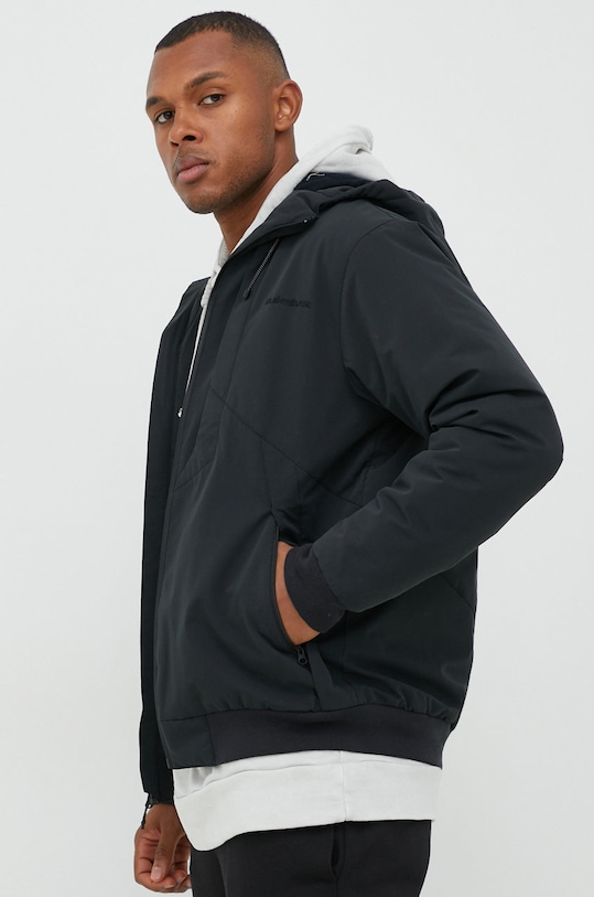 Quiksilver geaca cu captuseala negru EQYJK03757