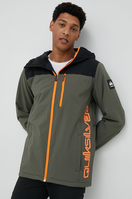 Яке Quiksilver Morton зимни спортове зелен EQYTJ03375